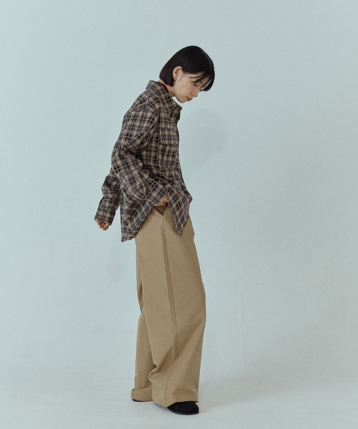 tuck wide chino pants/2color/2size | F A S H I R U