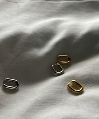 silver925 square pierce