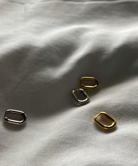 silver925 square pierce