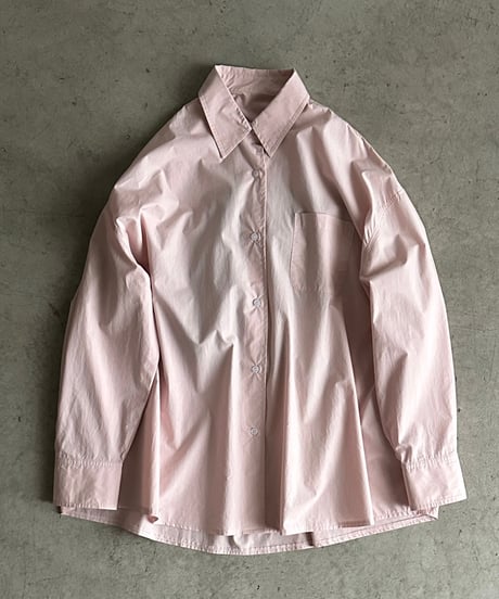 oversize shirt （white/yellow/pink）/3color