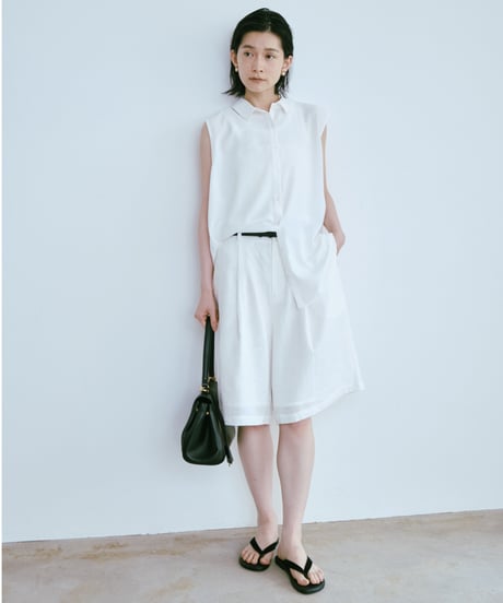 soft sleeveless airy blouse