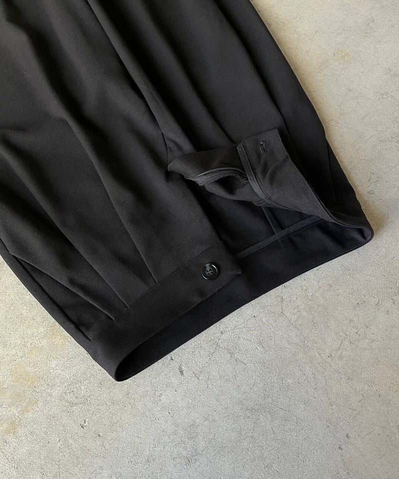 wool blend wrap tuck pants | F A S H I R U wool blend wrap tuck pants | F A S H I R U