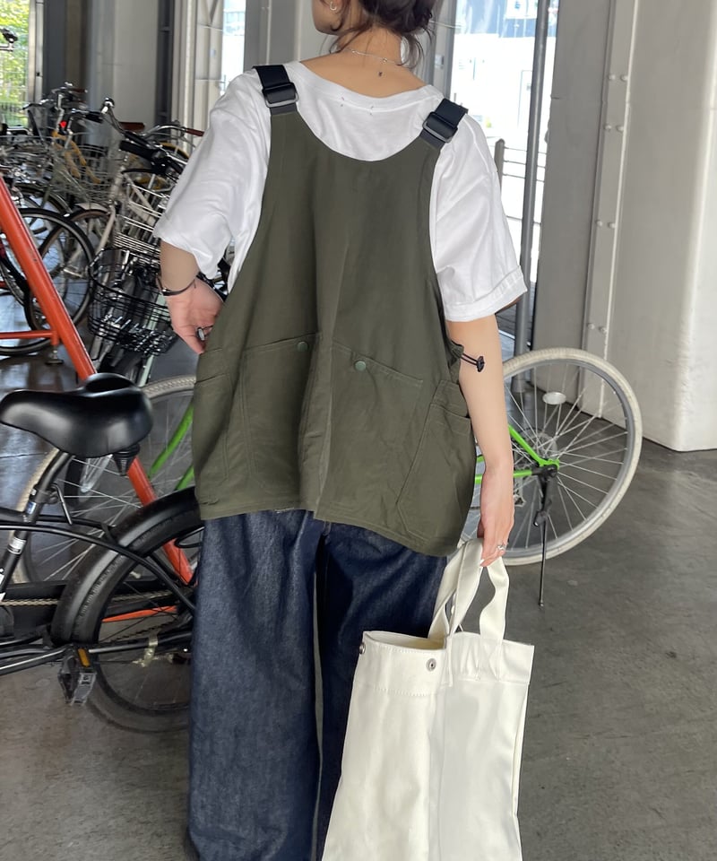 【fashiru】2way ミドル コート 2way fishing nylon vest/2color | F A S H I R U