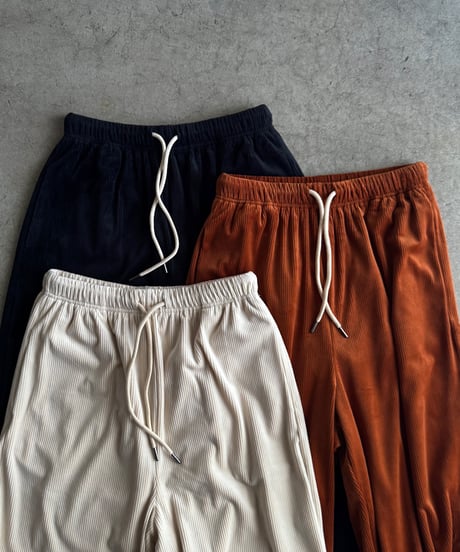 corduroy straight pants/3color/3size