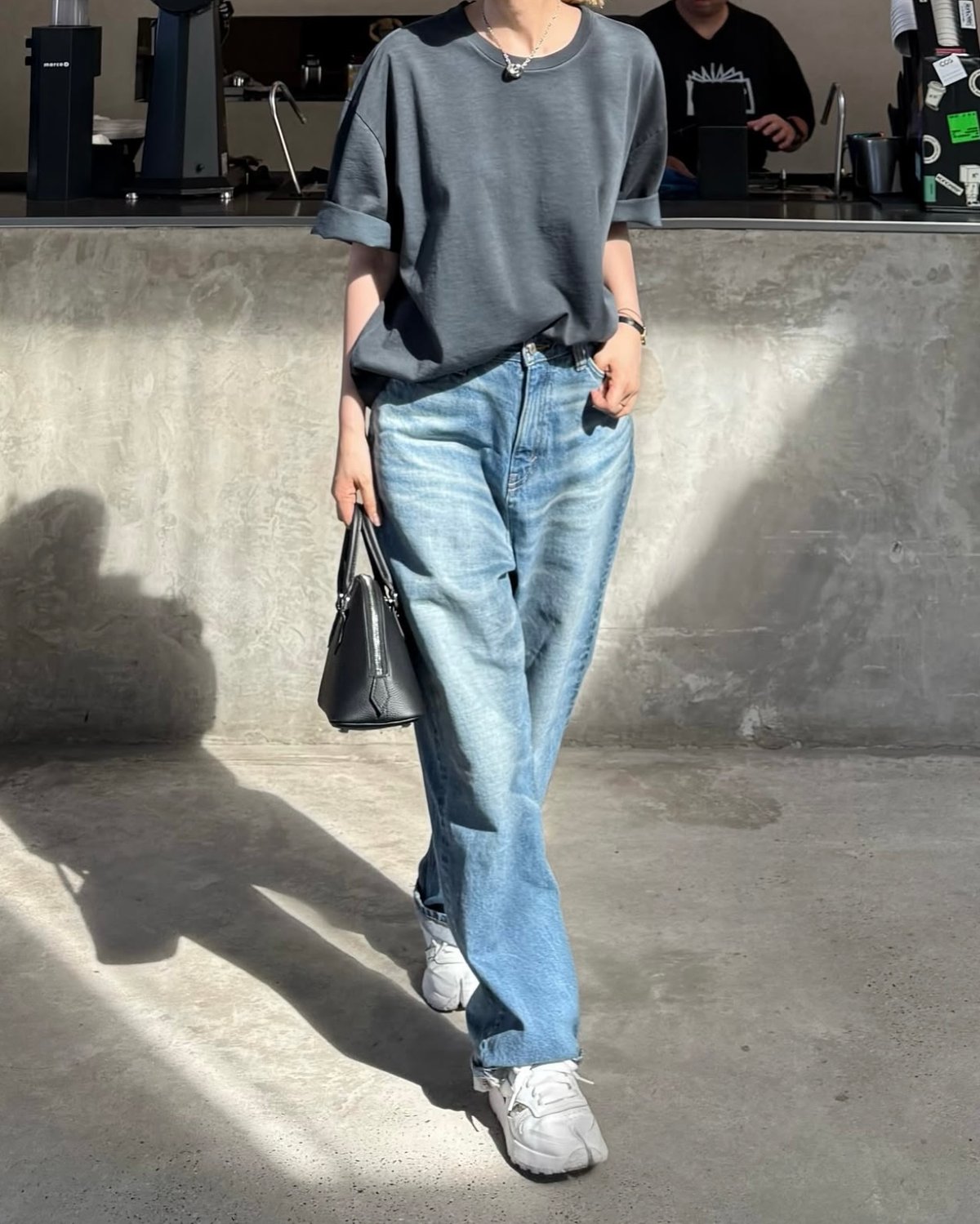 FASHIRU × SOMETHING］baggy fit Jeans(Japan made
