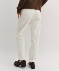 【FINE】straight white denim pants/3size