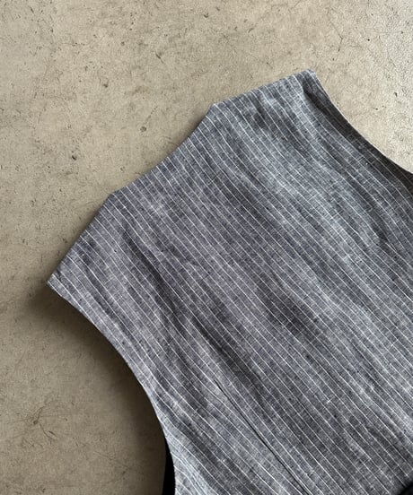 【FINE】dual fabric vest（セットアップ対応）