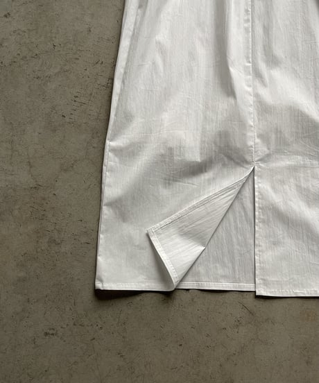 out pocket long skirt/2color