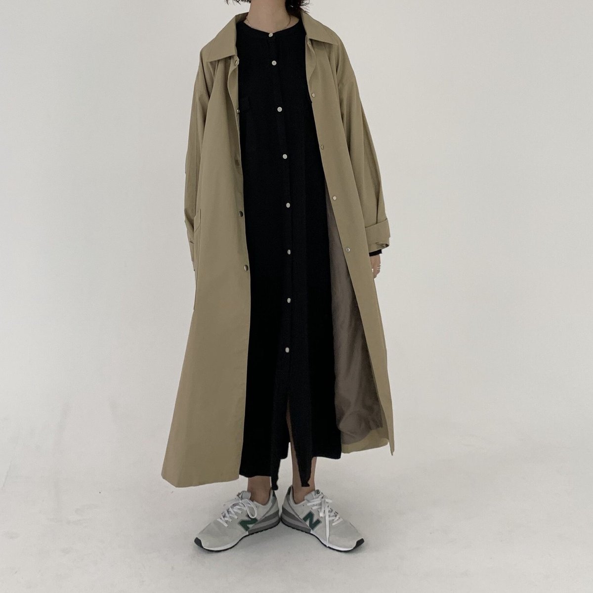 soutien collar coat -long-【綿100%】 | F A S H I R U