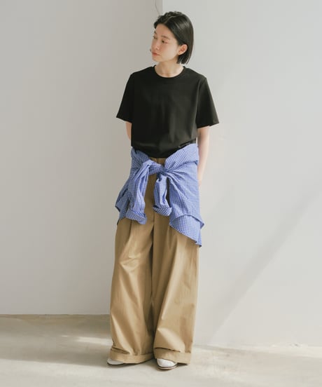 bias pocket check shirts(lightweight)【original color】/2color