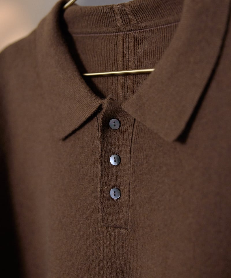 予約】big polo knit [long sleeve] /2color | F A S