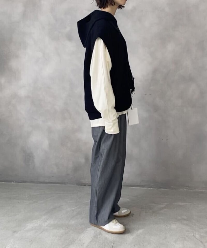 hoodie vest/2color | F A S H I R U hoodie vest/2color | F A S H I R U