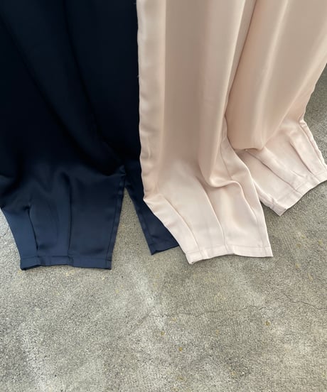 silk-like drawstring pants