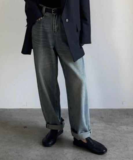 【FINE】vintage straight denim / 2size