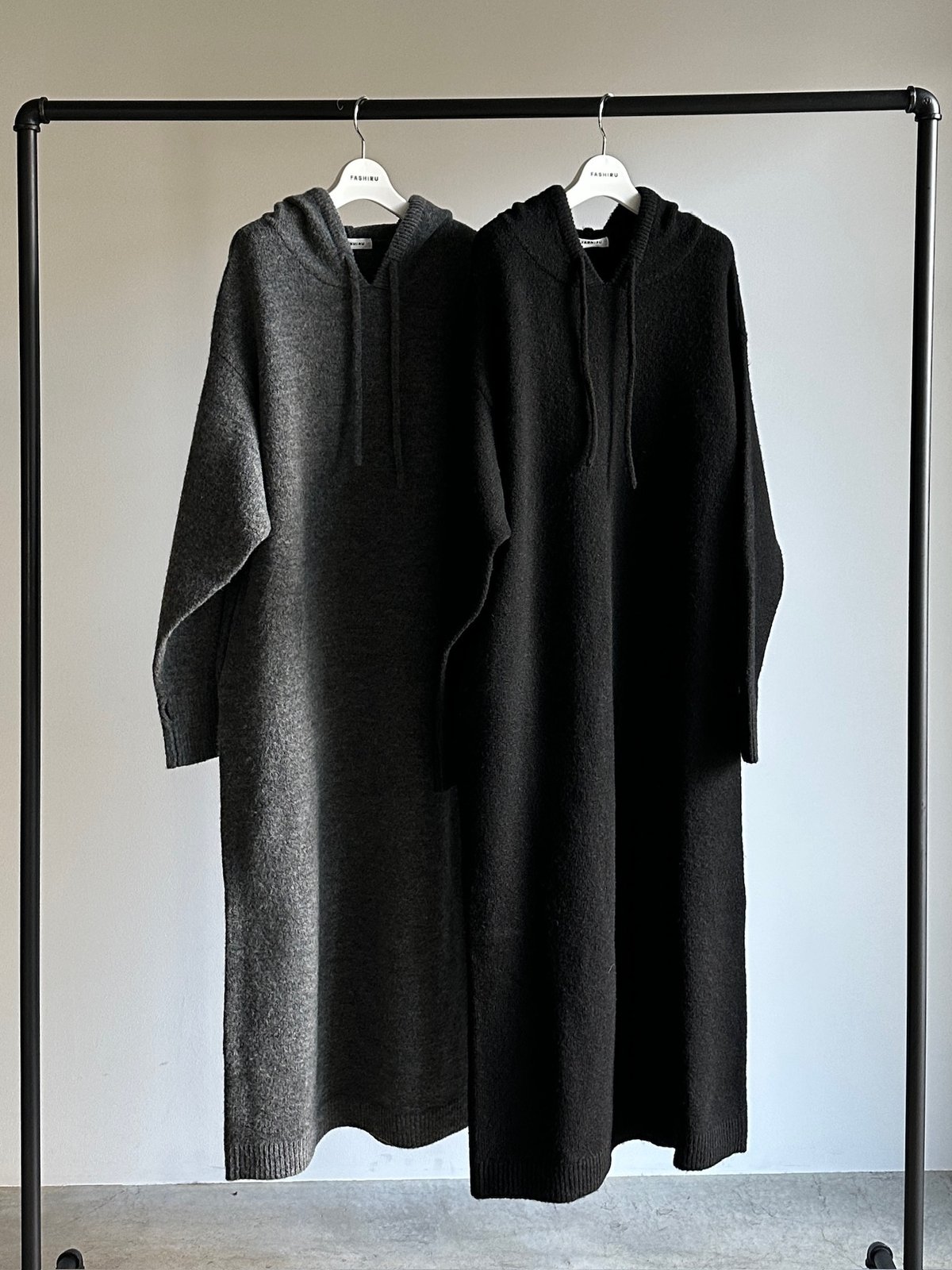 hoodie volume knit OP/2color | F A S H I R U