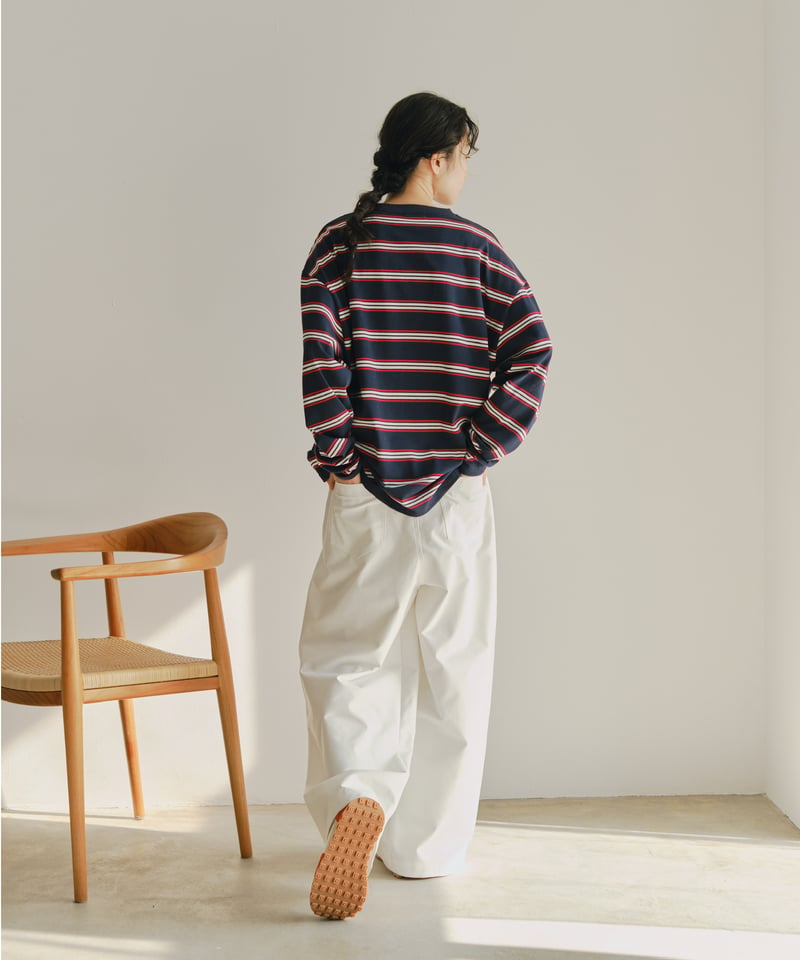 FASHIRU ホワイト ワイドチノスラックス新品未使用　タグ付　サイズＭ wide chino slacks/3size/3color | F A S H I R U