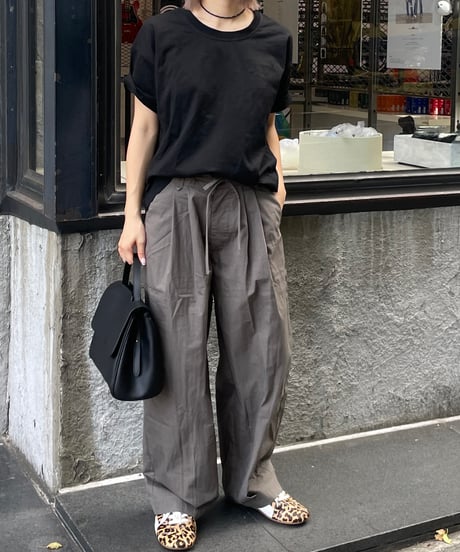 low rise easy pants
