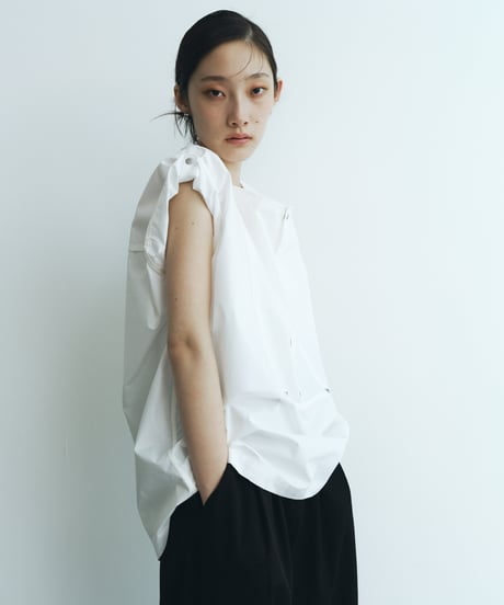【FINE】square flap blouse