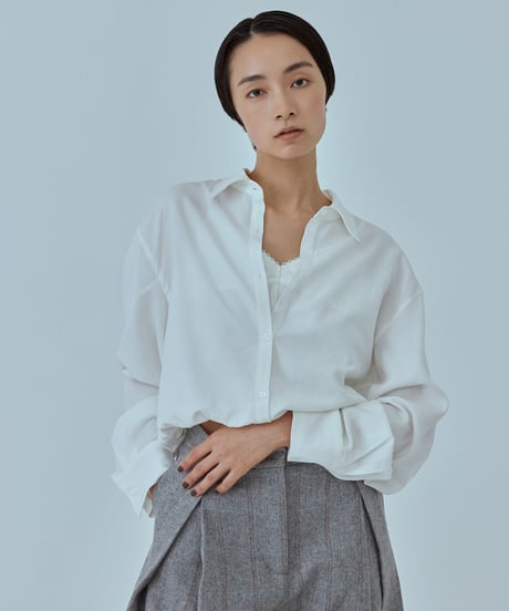 【FINE】camisole layered shirt/2color