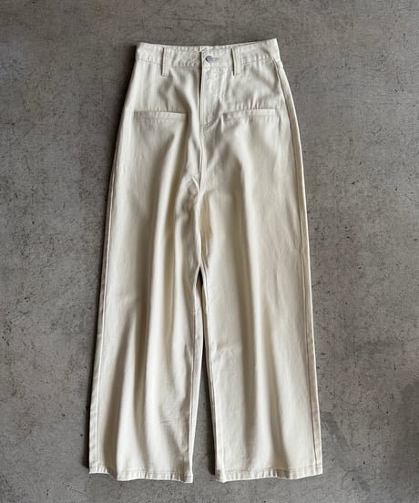 【NEW COLOR】loose denim pants/2size