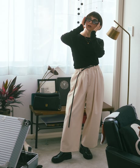 classic tapered pants/3color