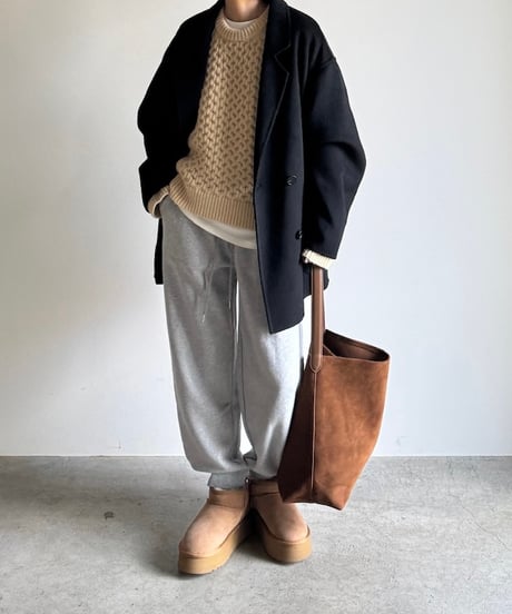 吊り裏毛 sweat pants （set up対応）/4color/2size