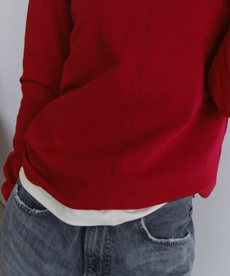 simple long sleeve T / 2type / 6color