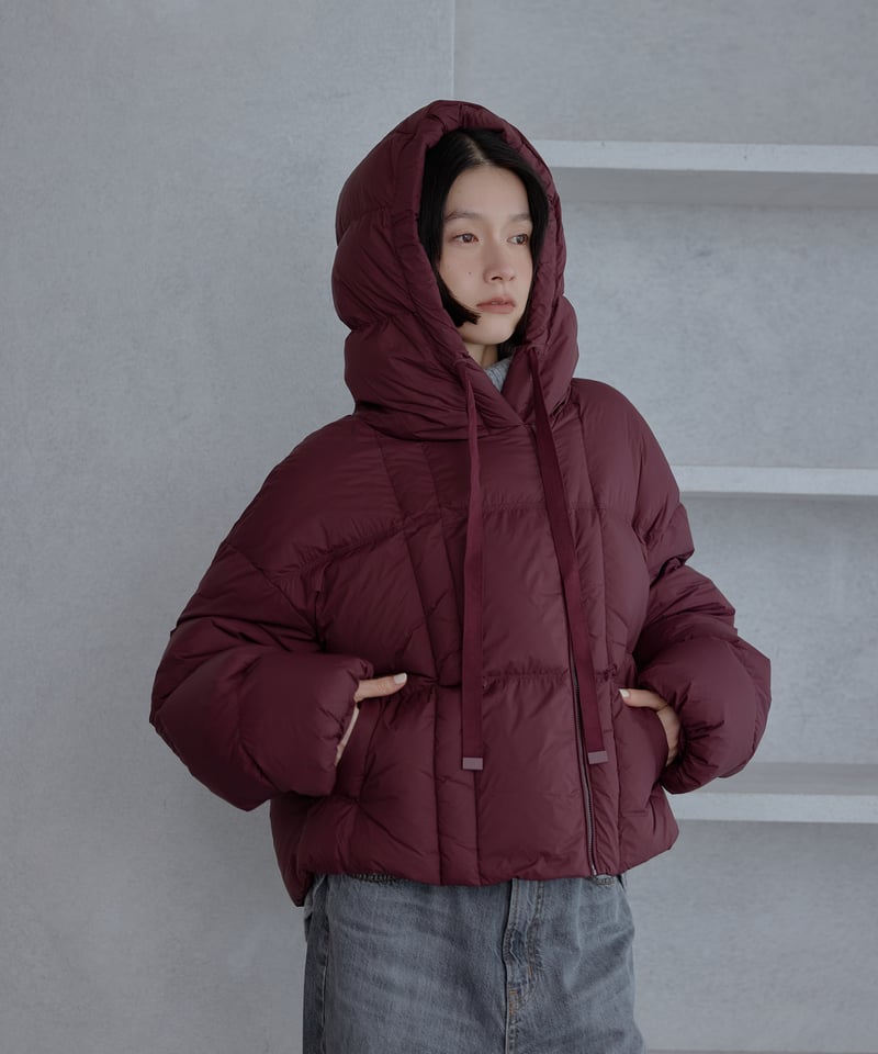 hoodie middle down jacket/2color | F A S H I R U