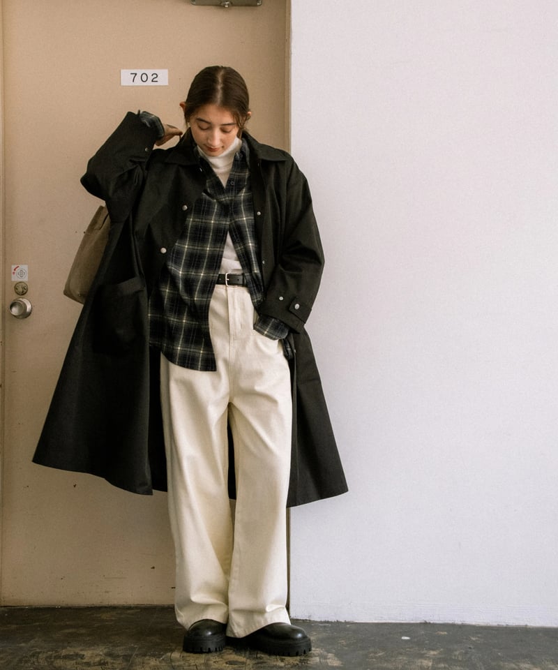 soutien collar coat - middle/3color | F A S H I