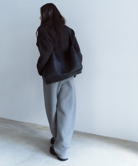 【FINE】low west bulky curve sweat pants/3size