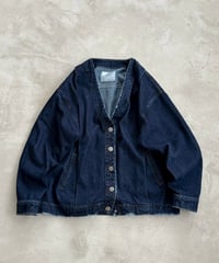 V neck denim jacket