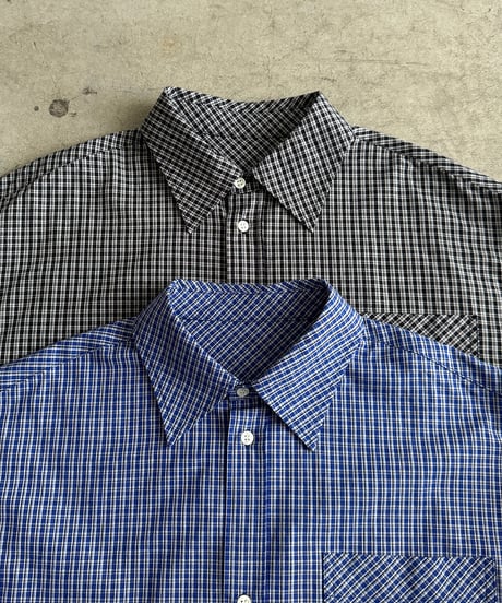 bias pocket check shirts(lightweight)【original color】/2color