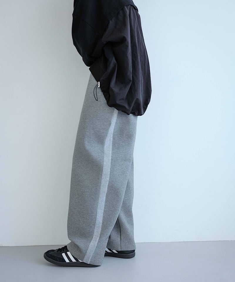 line curve sweat pants/2colors gray:即納 black:3月