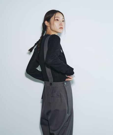 【FINE】minimal suits salopette/3size