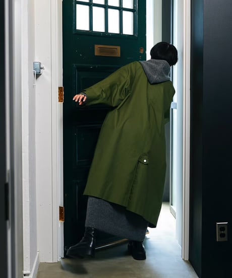 soutien collar coat -middle-【綿100%】