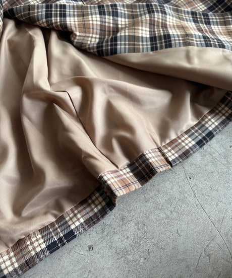 check soutien collar coat