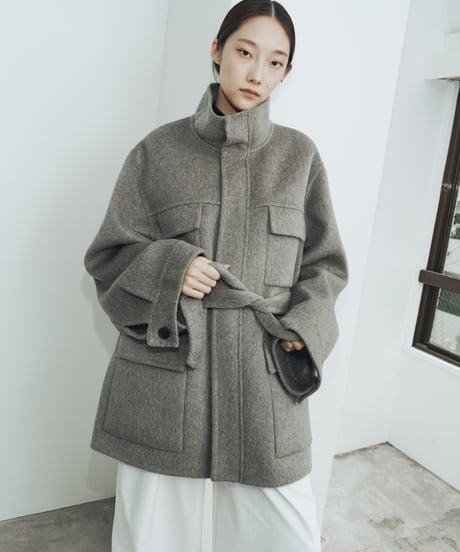 【FINE】wool cpo oversized jacket/2color