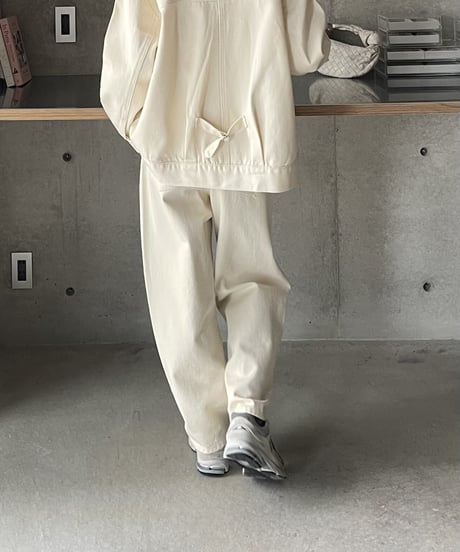curve denim pants/2color/2size（setup対応）
