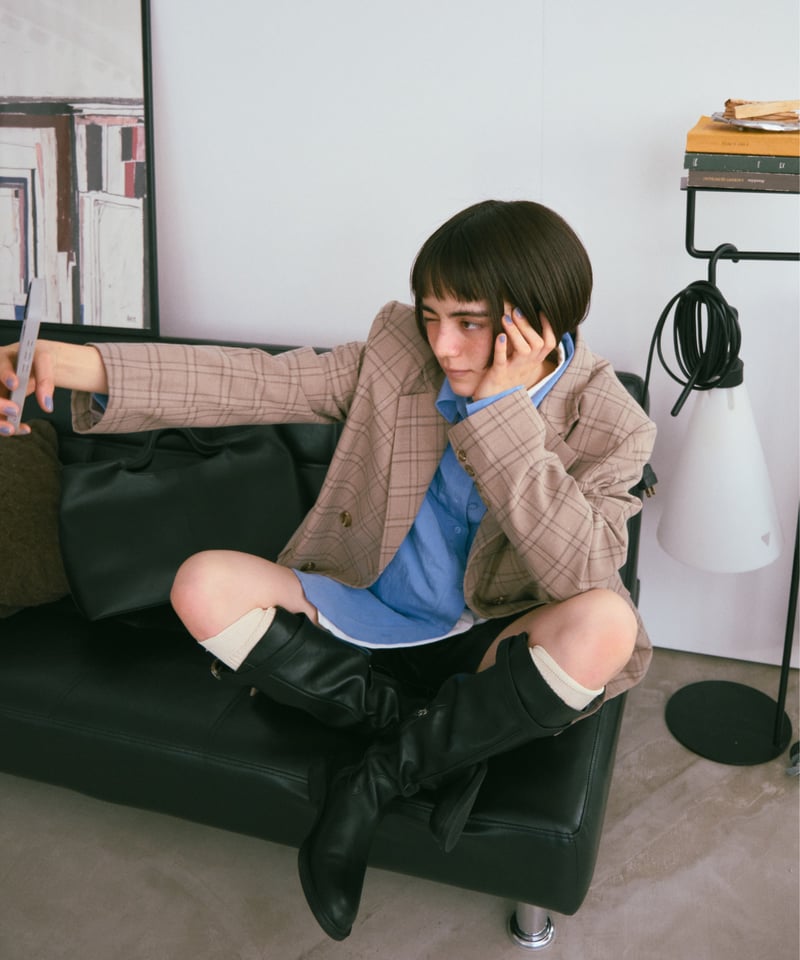 check suit jacket/2color | F A S H I R U