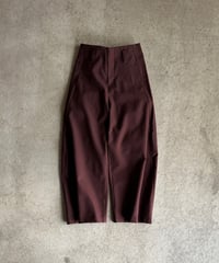 burgundy curve pants/3size