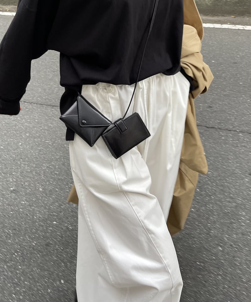 パンツ FASHIRUsmooth cotton loose tapered pants smooth cotton loose tapered pants/3color | F A