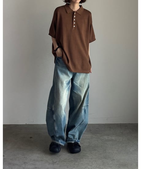 vintage barrel jeans / 2size