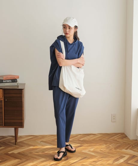 【setup対応】　no sleeve hoodie / tuck flare skirt （UV/feeling cold/waterproof）
