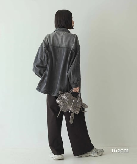 gradation denim jacket/2color