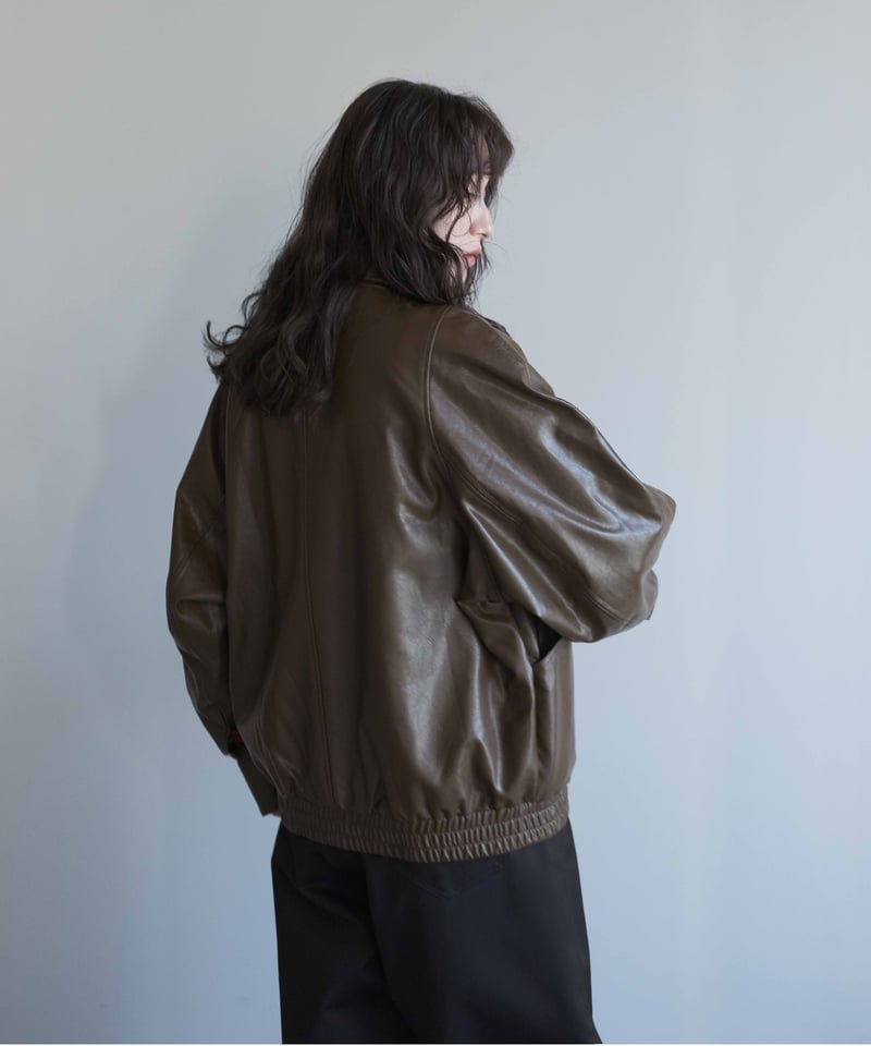 synthetic leather blouson/2color | F A S H I R U synthetic leather blouson/2color | F A S H I R U