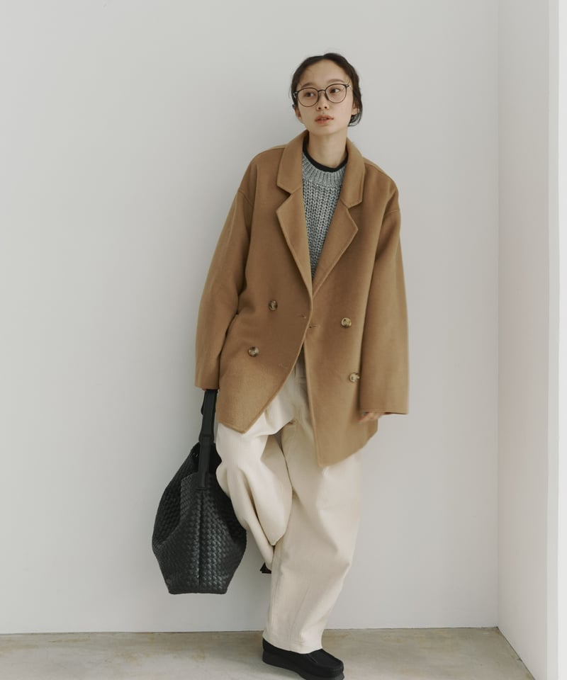 wool double face middle coat/3color | F A S H I wool double face middle coat/3color | F A S H I