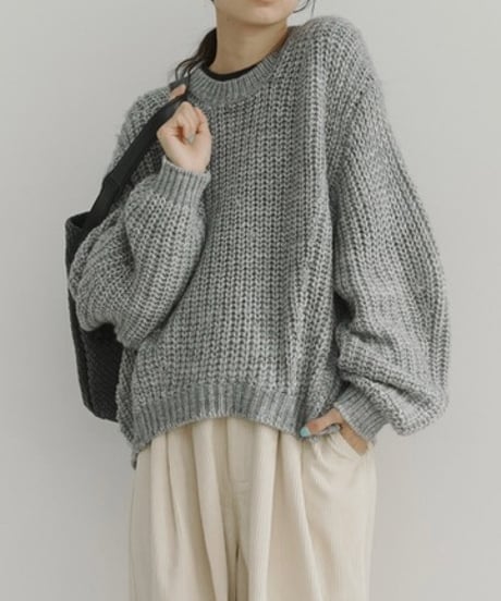 cocoon bulky rib knit/2color