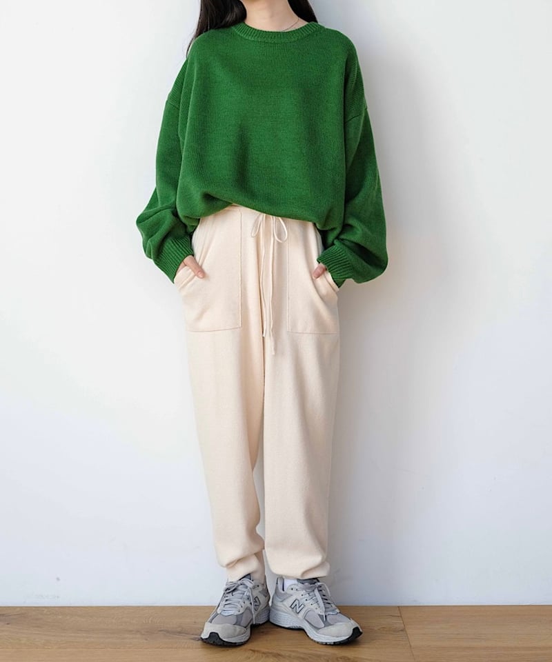 wool blend loose knit/2color | F A S H I R U