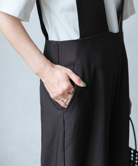 salopette wide pants/3color