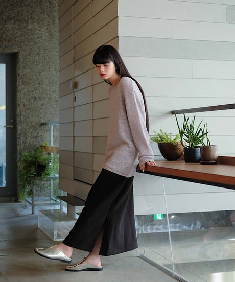 loose mesh knit/2color